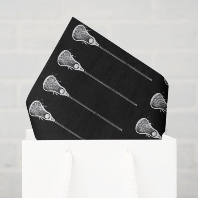 Lacrosse Gift Black Tissue Paper (Gift Bag)