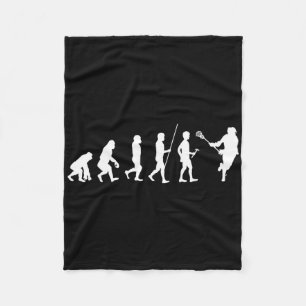 Lacrosse Gifts For Boys Lax Lacrosse Player Stick Fleece Blanket
