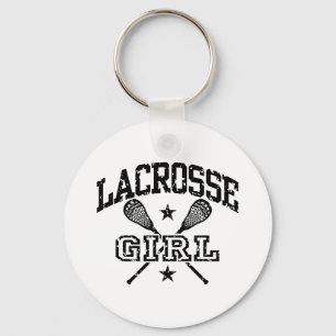 Lacrosse Girl Keychain