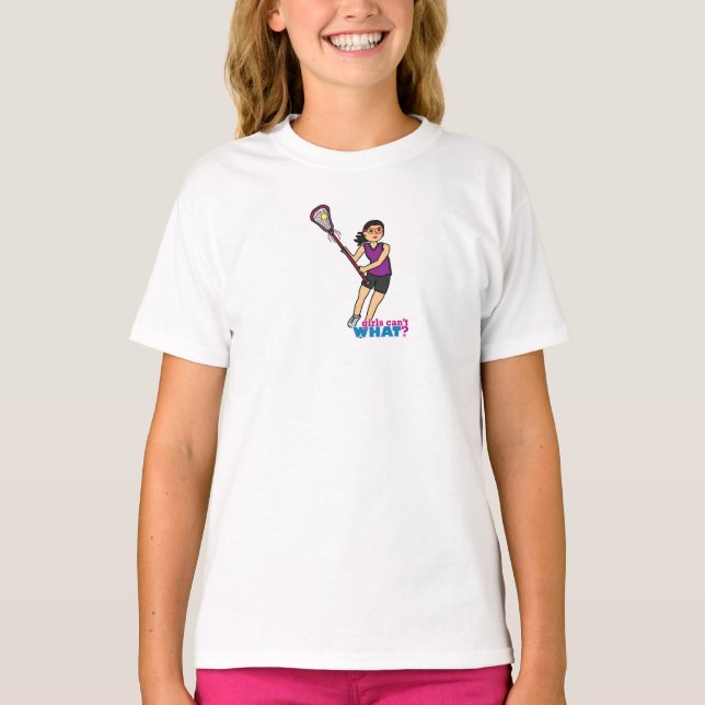 Lacrosse Girl - Medium T-Shirt (Front)