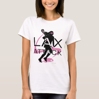 Lacrosse Girls LAX Attack Pink T-Shirt