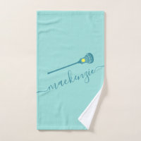 Lacrosse Girls Personalized Teal Blue Sport