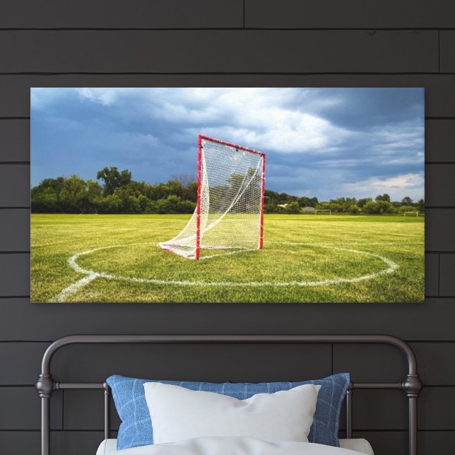 Lacrosse Goal Vibrant Outdoor Scenic Photo Canvas Print (Creator Uploaded)