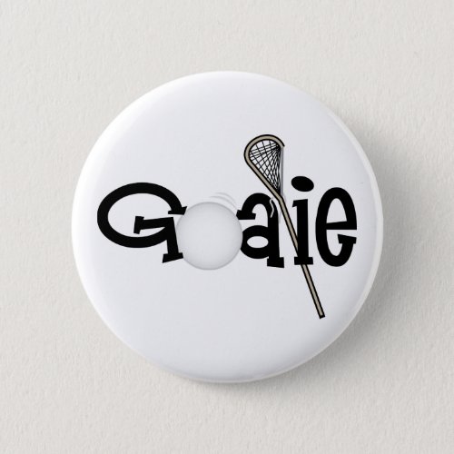 Lacrosse Goalie Button