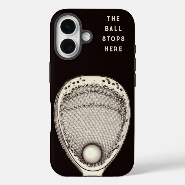 Lacrosse Goalie Case-Mate iPhone Case (Back)