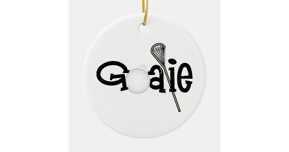 Lacrosse Goalie Ceramic Ornament Zazzle