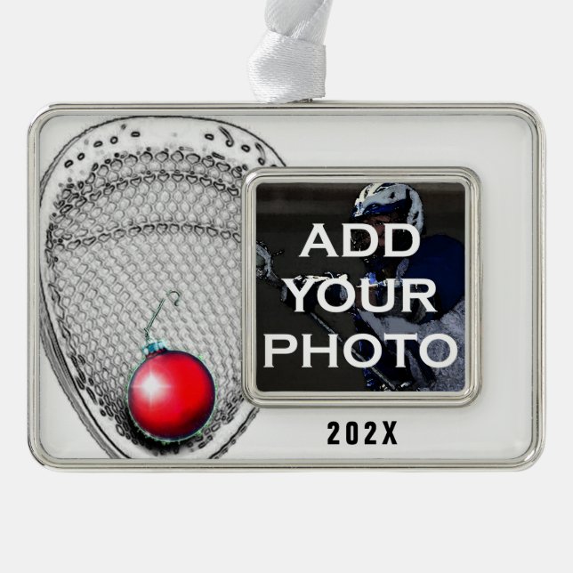 Lacrosse Goalie Collectible Ornament (Front)