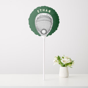 Lacrosse Goalie Green Balloon