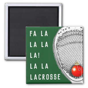Lacrosse Goalie Holiday Gifts Magnet