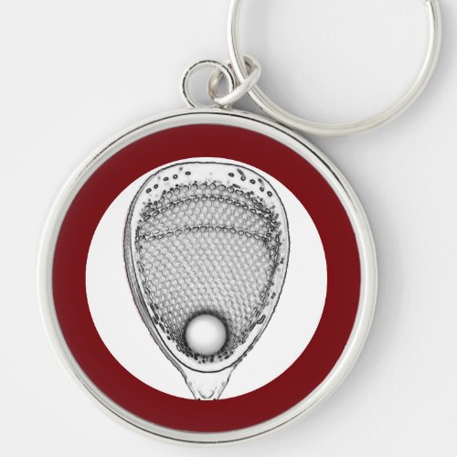 Lacrosse Goalie Keychain