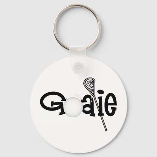 Lacrosse Goalie Keychain