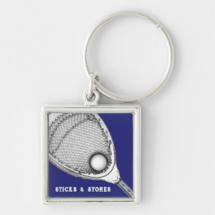 Lacrosse Goalie Keychain