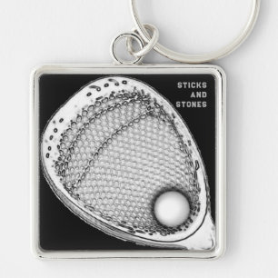 Lacrosse Goalie Keychain