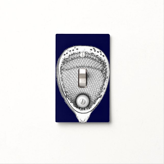 Lacrosse Goalie Light Switch Cover (In Situ)