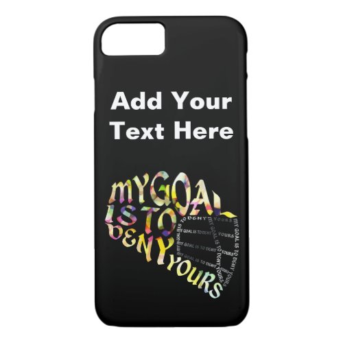 Lacrosse Goalie Mask Typography Phone Cover