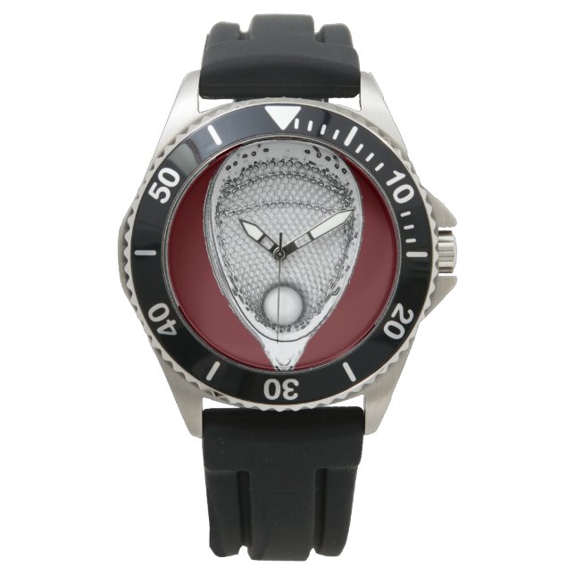 Lacrosse Goalie Wrist Watch (Front)