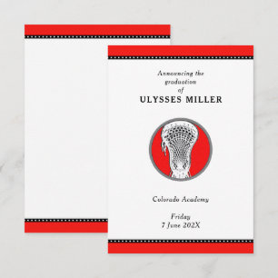Lacrosse Graduation Announcement