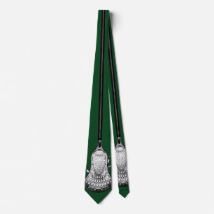 Lacrosse Green Neck Tie