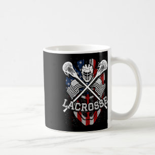 Lacrosse Helmet And Sticks  Coffee Mug