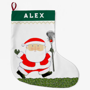 Lacrosse Holiday Gift Large Christmas Stocking