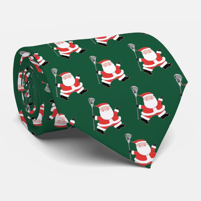 Lacrosse Holiday Gift Neck Tie (Rolled)