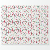 Lacrosse Holiday Gift Wrapping Paper (Flat)
