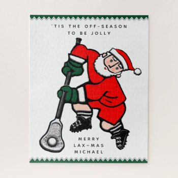 Lacrosse Holiday Gifts Jigsaw Puzzle by lacrosseshop at Zazzle