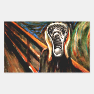 Lacrosse Humor Rectangular Sticker