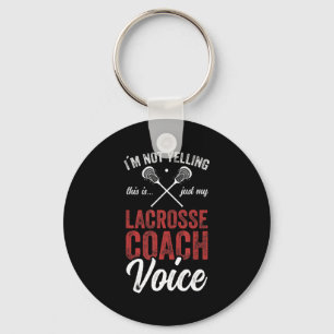 Lacrosse LAX American Flag Keychain