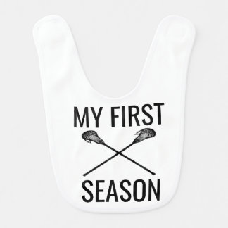 LACROSSE LAX BABY BIB MY FIRST SEASON BESTSELLING