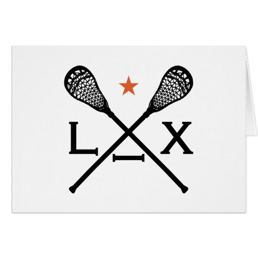 Lacrosse Lax Cards (Front Horizontal)