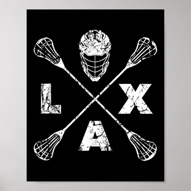 Lacrosse Lax Cross Axis  Poster (Front)