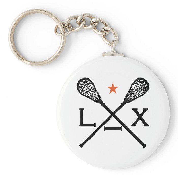 Lacrosse Lax Key Chain