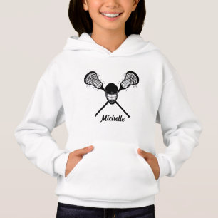 Lacrosse Lax Personalized Name Hoodie