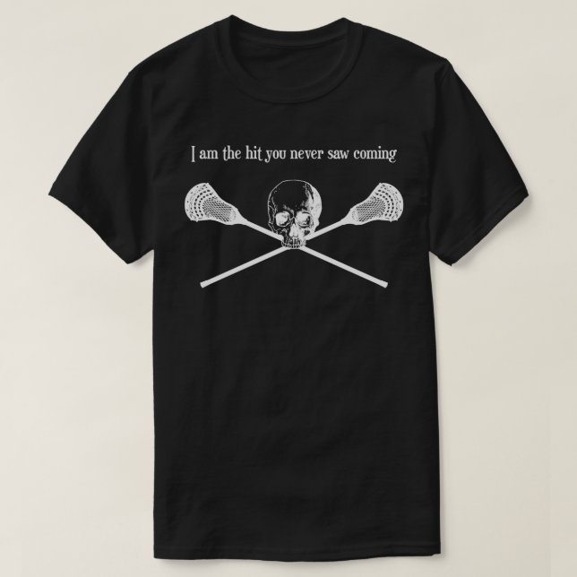 Lacrosse LAX Skull Shirt (Design Front)