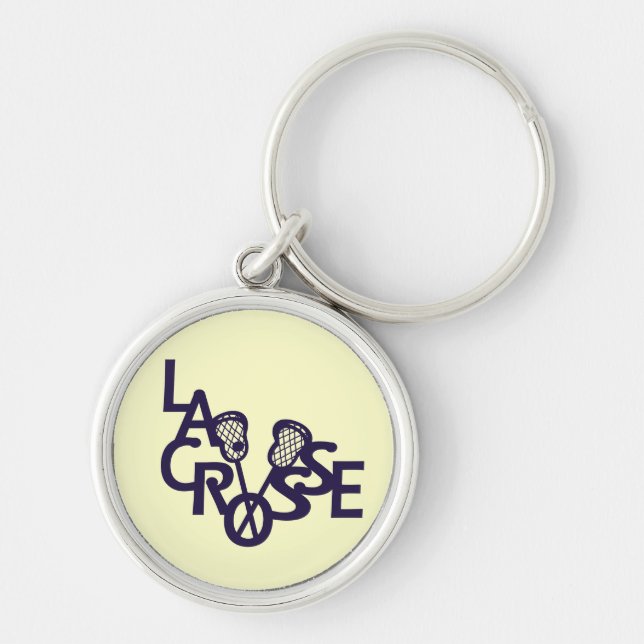 Lacrosse Letters Keychain (Front)