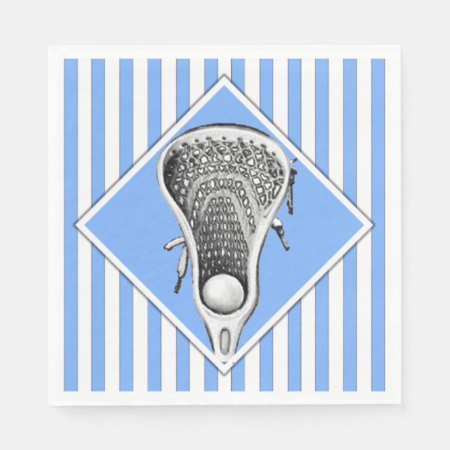 Lacrosse Light Blue Napkins (Front)