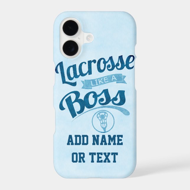 Lacrosse Like A Boss Iphone Case (Back)