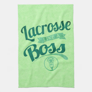 Lacrosse Like A Boss Kitchen Towel