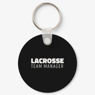 Lacrosse Manager Shirt High School And College Tea Keychain