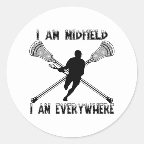 Lacrosse Midfield Everywhere Sticker