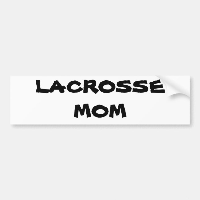 LACROSSE MOM BUMPER STICKER (Front)