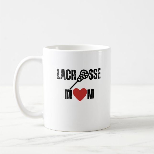 Lacrosse Mom Coffee Mug (Left)
