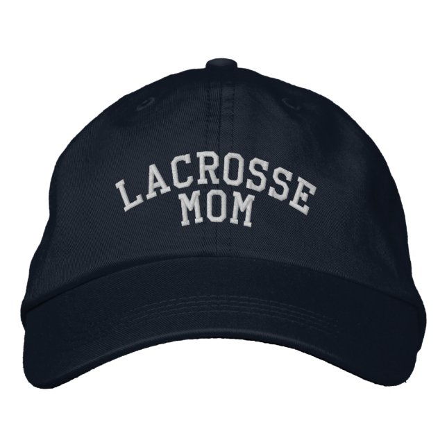 Lacrosse Mom Embroidered Hat (Front)