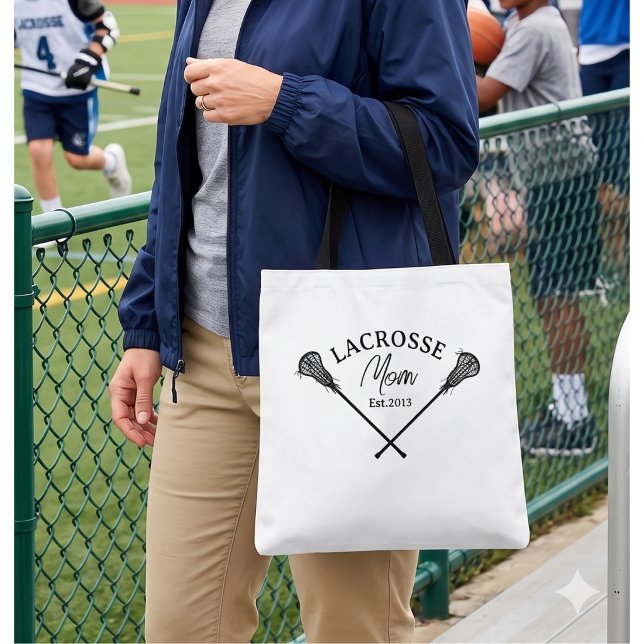 Lacrosse Mom Est Tote Bag (Creator Uploaded)