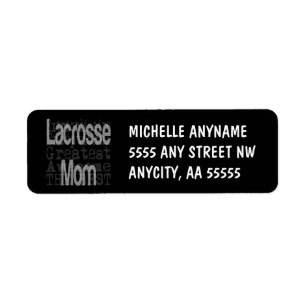 Lacrosse Mom Extraordinaire Label