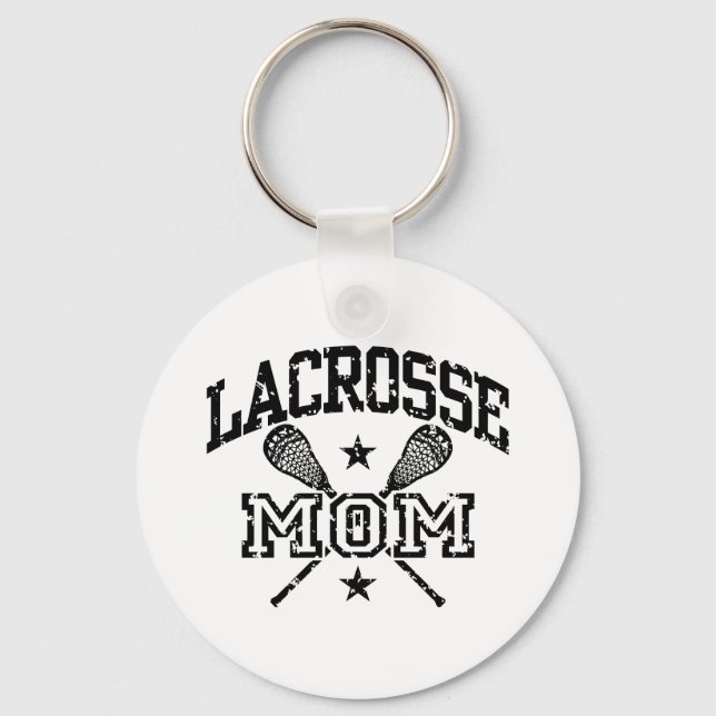 Lacrosse Mom Keychain (Front)