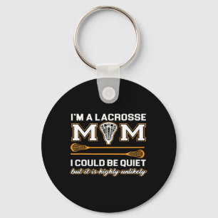 Lacrosse Mom Lacrosse Gifts Keychain