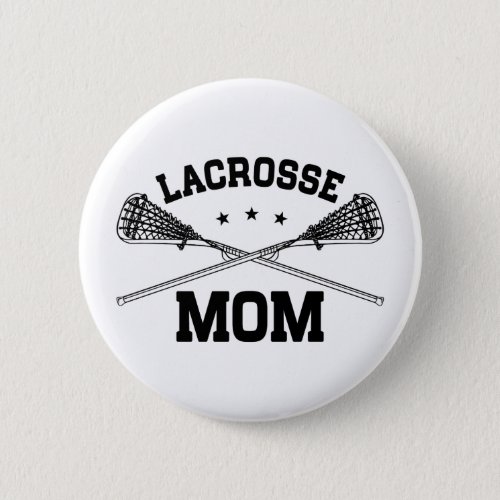 Lacrosse Mom Pinback Button