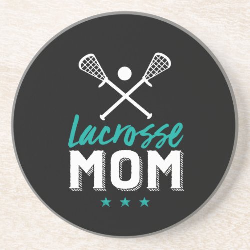Lacrosse Mom Proud Mother of Sports Player Kid Coaster